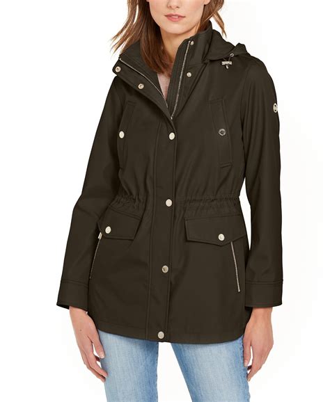 michael kors coats women's|Michael Kors anorak jacket women.